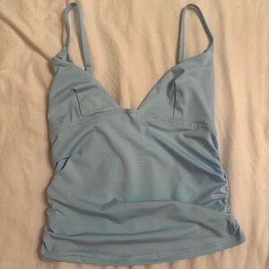 Light Blue Spaghetti Strap Top